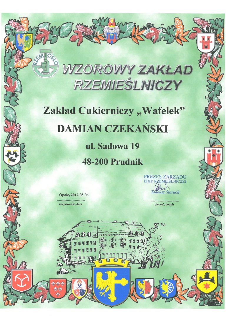 Wzorowy zakład rzemieślniczy